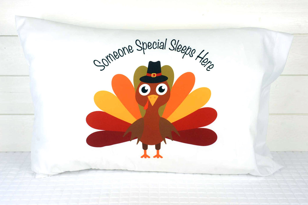 Children's Thanksgiving pillowcase