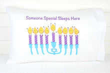 Load image into Gallery viewer, Children&#39;s Hanukkah Pillowcase
