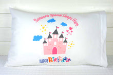 Load image into Gallery viewer, Children&#39;s Princess Birthday Pillowcase
