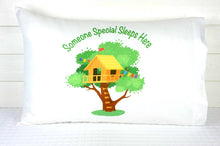 Load image into Gallery viewer, Children&#39;s treehouse pillowcase
